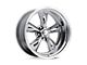 American Racing Torq Thrust II Custom Polished 5-Lug Wheel; 17x8; 0mm Offset (94-01 RAM 1500)