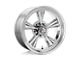 American Racing TT O Polished 5-Lug Wheel; 17x7; 0mm Offset (94-01 RAM 1500)