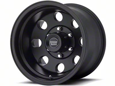 American Racing AR172 Baja Satin Black 8-Lug Wheel; 17x8; 0mm Offset (94-02 RAM 3500 SRW)