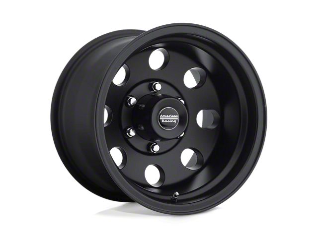 American Racing Baja Satin Black 6-Lug Wheel; 17x9; -12mm Offset (99-06 Silverado 1500)