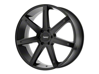 American Racing Revert Satin Black Milled 6-Lug Wheel; 22x9.5; 38mm Offset (99-06 Silverado 1500)