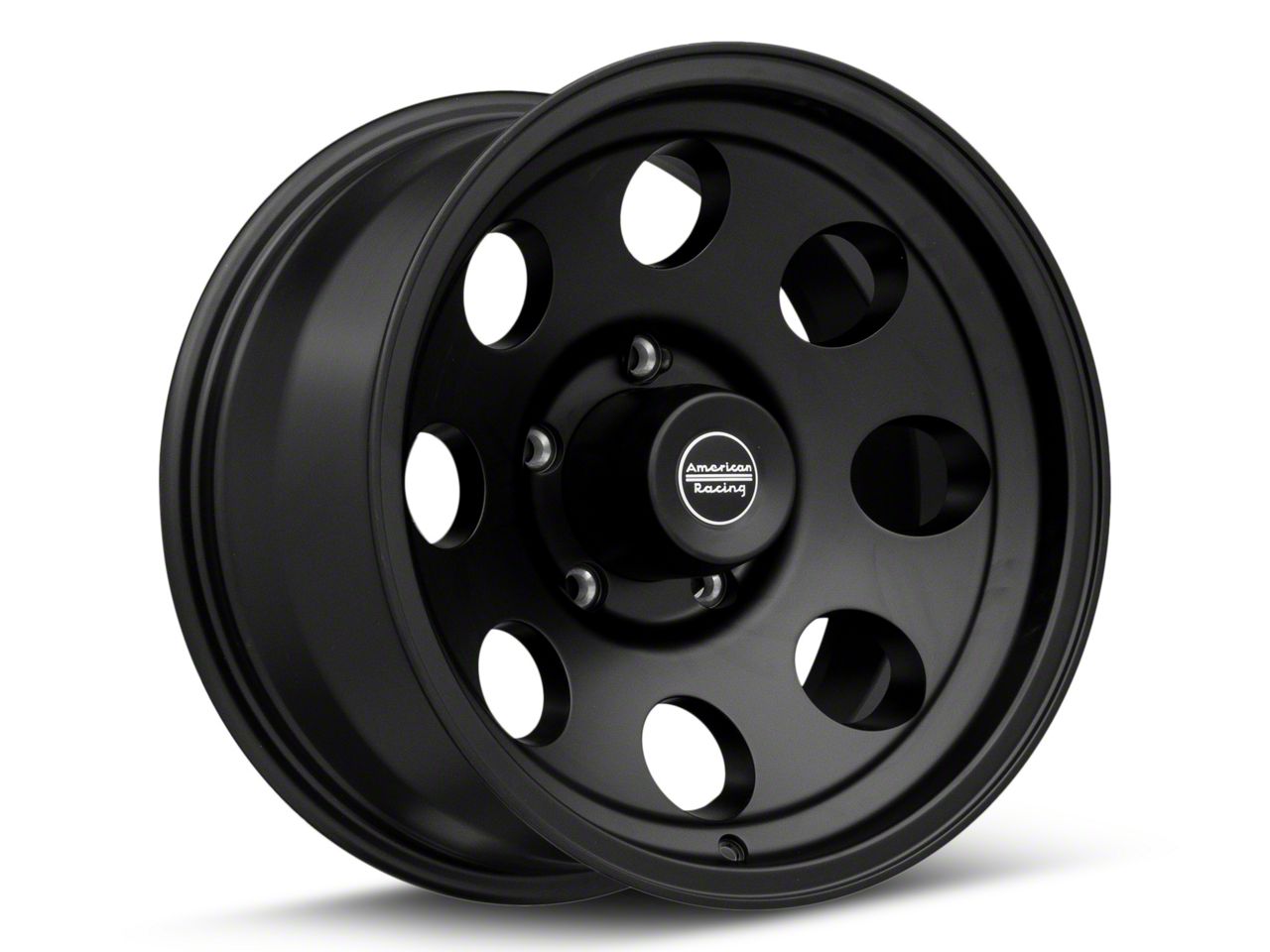 American Racing RAM 1500 AR172 Baja Satin Black 5-Lug Wheel; 17x9 ...