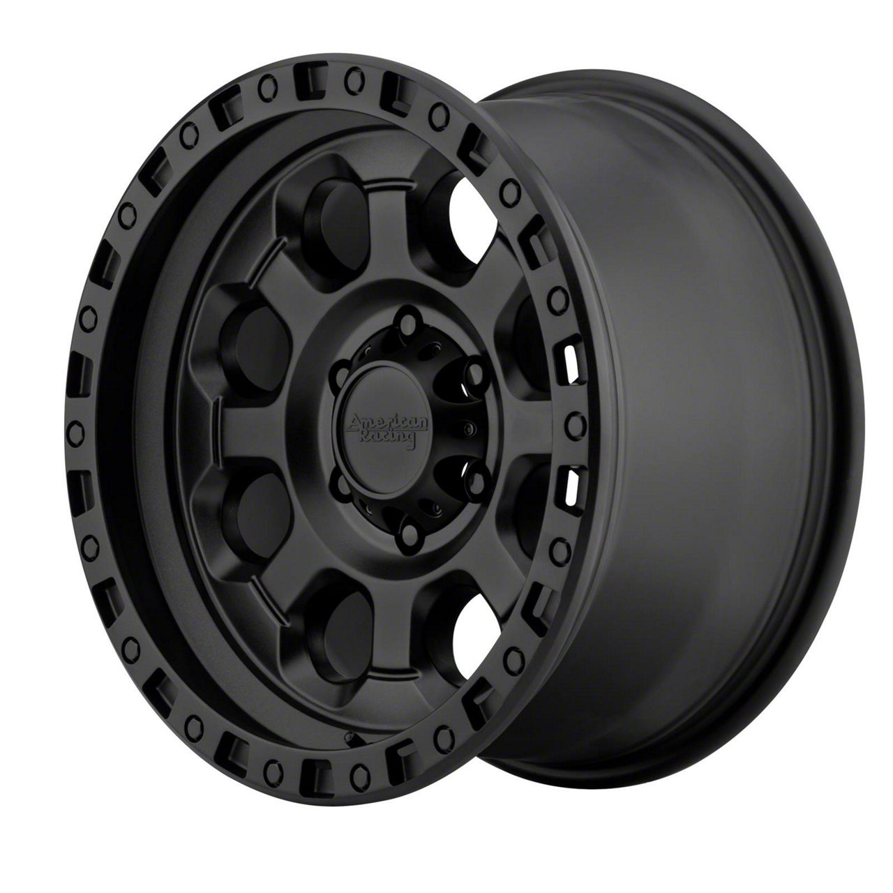 American Racing RAM 1500 AR201 Cast Iron Black 5-Lug Wheel; 17x9; -12mm ...