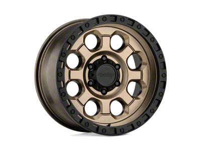 American Racing AR201 Matte Bronze with Black Lip 6-Lug Wheel; 18x9; 35mm Offset (23-24 Canyon)