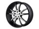 American Racing AR897 Gloss Black Machined 6-Lug Wheel; 18x8; 38mm Offset (23-25 Canyon)