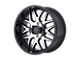 American Racing AR910 Gloss Black Machined 6-Lug Wheel; 20x9; 18mm Offset (15-22 Canyon)