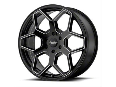 American Racing AR916 Gloss Black Milled 6-Lug Wheel; 20x8.5; 15mm Offset (23-24 Colorado)