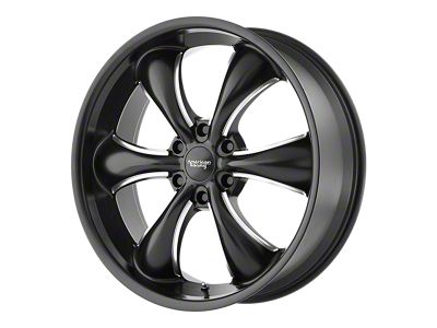 American Racing TT60 Truck Satin Black Milled 6-Lug Wheel; 20x8.5; 15mm Offset (15-22 Canyon)