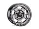 American Racing Ansen Offroad Satin Black Machined 5-Lug Wheel; 17x8; 0mm Offset (05-11 Dakota)