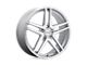 American Racing AR907 Bright Silver Machined 5-Lug Wheel; 16x7; 40mm Offset (87-90 Dakota)