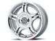 American Racing AR95T Machined with Clearcoat 5-Lug Wheel; 18x8; 30mm Offset (87-90 Dakota)