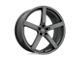 American Racing Blockhead Charcoal 5-Lug Wheel; 20x10.5; 45mm Offset (87-90 Dakota)