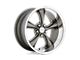 American Racing Boss TT Graphite with Diamond Cut Lip 5-Lug Wheel; 18x9.5; -4mm Offset (87-90 Dakota)