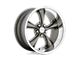 American Racing Boss TT Graphite with Diamond Cut Lip 5-Lug Wheel; 20x10; 2mm Offset (87-90 Dakota)