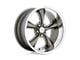 American Racing Boss TT Graphite with Diamond Cut Lip 5-Lug Wheel; 20x10; 35mm Offset (87-90 Dakota)