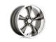 American Racing Boss TT Graphite with Diamond Cut Lip 5-Lug Wheel; 20x10; 35mm Offset (87-90 Dakota)