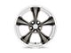 American Racing Boss TT Graphite with Diamond Cut Lip 5-Lug Wheel; 20x10; 35mm Offset (87-90 Dakota)