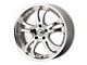 American Racing Casino Silver Machined 5-Lug Wheel; 17x7.5; 45mm Offset (87-90 Dakota)