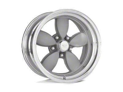 American Racing Classic 200S Vintage Silver Center with Polished Barrel 5-Lug Wheel; 15x6; -6mm Offset (87-90 Dakota)