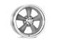 American Racing Classic Torq Thrust II Custom Gray with Polished Lip 5-Lug Wheel; 15x10; -30mm Offset (87-90 Dakota)