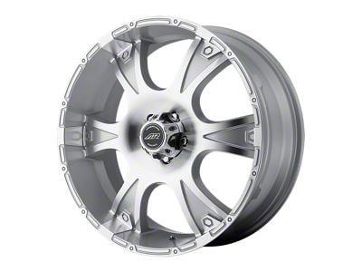 American Racing Dagger Silver Machined 5-Lug Wheel; 17x8; 12mm Offset (87-90 Dakota)