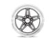 American Racing Groove Anthracite with Diamond Cut Lip 5-Lug Wheel; 18x10; 0mm Offset (87-90 Dakota)