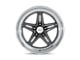 American Racing Groove Anthracite with Diamond Cut Lip 5-Lug Wheel; 18x10; 12mm Offset (87-90 Dakota)