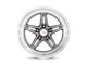 American Racing Groove Anthracite with Diamond Cut Lip 5-Lug Wheel; 18x8; 0mm Offset (87-90 Dakota)