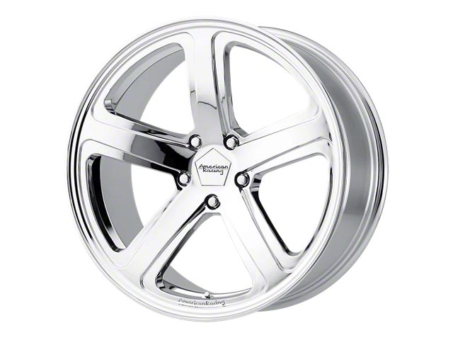 American Racing Hot Lap Chrome 5-Lug Wheel; 20x10; 40mm Offset (87-90 Dakota)