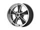 American Racing Mach 5 Satin Black Machined 5-Lug Wheel; 17x8; 0mm Offset (87-90 Dakota)