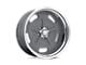 American Racing Salt Flat Mag Gray Center with Polished Barrel 5-Lug Wheel; 17x8; 13mm Offset (05-11 Dakota)