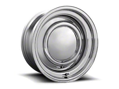 American Racing Smoothie Chrome Steel 5-Lug Wheel; 14x7; -6mm Offset (87-90 Dakota)