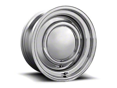 American Racing Smoothie Chrome Steel 5-Lug Wheel; 15x7; 6mm Offset (87-90 Dakota)