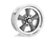 American Racing Torq Thrust D Gray with Machined Lip 5-Lug Wheel; 15x8; 0mm Offset (87-90 Dakota)