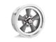 American Racing Torq Thrust D Gray with Machined Lip 5-Lug Wheel; 15x8; 1mm Offset (87-90 Dakota)