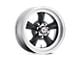 American Racing Torq Thrust D Satin Black with Machined Lip 5-Lug Wheel; 15x7; -6mm Offset (87-90 Dakota)