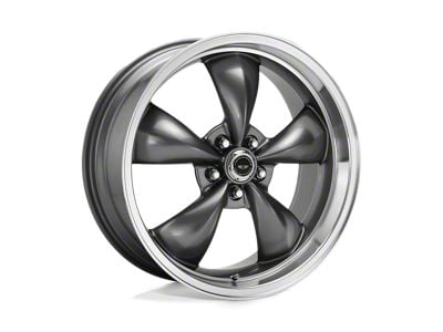 American Racing Torq Thrust M Anthracite with Machined Lip 5-Lug Wheel; 20x10; 45mm Offset (87-90 Dakota)