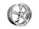 American Racing Torq Thrust SL Polished 5-Lug Wheel; 17x8; 0mm Offset (87-90 Dakota)