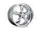 American Racing Torq Thrust SL Polished 5-Lug Wheel; 17x8; 0mm Offset (87-90 Dakota)