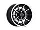 American Racing Vector Satin Black Machined 5-Lug Wheel; 15x7; 0mm Offset (87-90 Dakota)