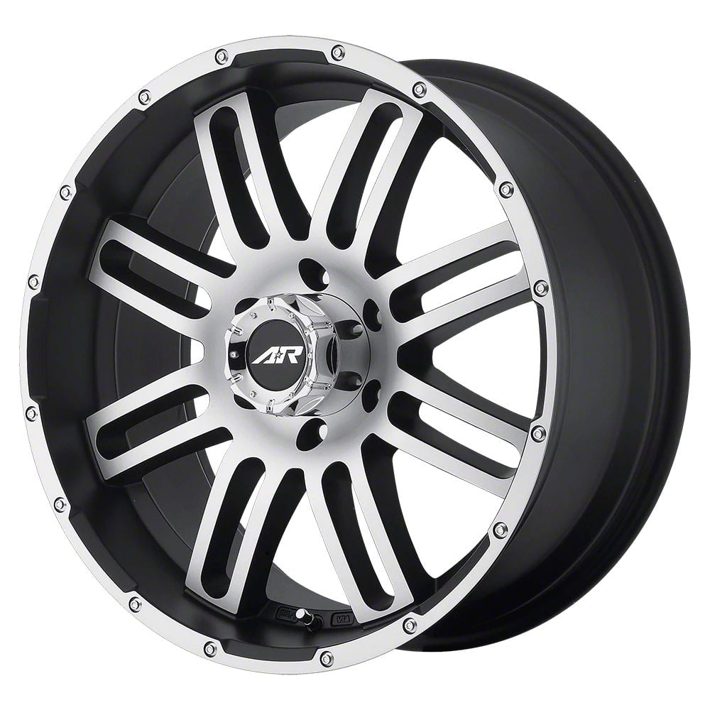 American Racing F-150 AR901 Satin Black Machined 6-Lug Wheel; 20x9 ...