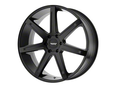 American Racing Revert Satin Black Milled 6-Lug Wheel; 22x9.5; 38mm Offset (19-24 RAM 1500)