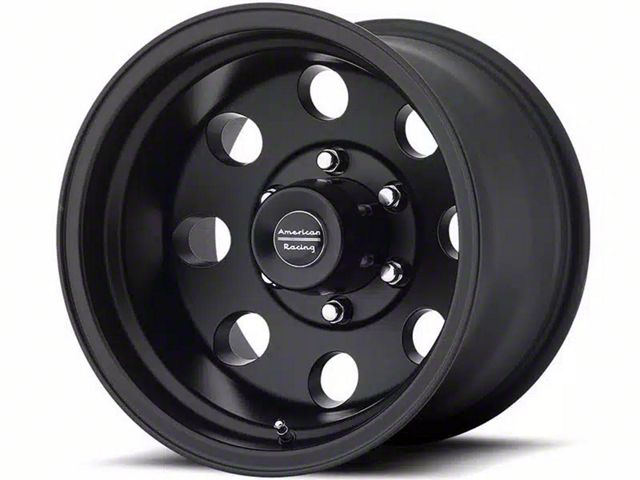 American Racing AR172 Baja Satin Black 8-Lug Wheel; 17x9; -12mm Offset (19-24 RAM 3500 SRW)