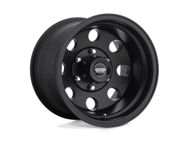 American Racing Baja Satin Black 6-Lug Wheel; 16x10; -25mm Offset (99-06 Sierra 1500)