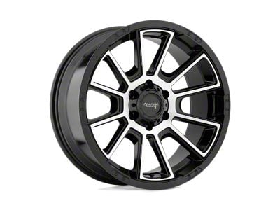 American Racing Intake Gloss Black Machined 6-Lug Wheel; 18x8.5; 18mm Offset (19-24 Sierra 1500)