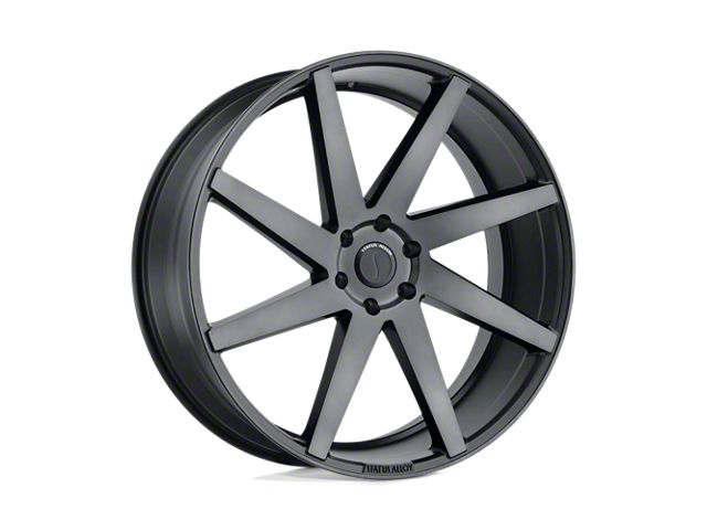 American Racing AR202 Cast Iron Black 8-Lug Wheel; 17x9; -12mm Offset (07-10 Silverado 3500 HD SRW)