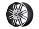 American Racing AR901 Satin Black Machined 6-Lug Wheel; 20x9; 20mm Offset (21-24 Yukon)