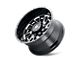 American Truxx Blade Gloss Black Milled 5-Lug Wheel; 22x12; -44mm Offset (02-08 RAM 1500, Excluding Mega Cab)