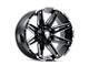 American Truxx Boom Gloss Black Milled 8-Lug Wheel; 20x9; -12mm Offset (03-09 RAM 2500)