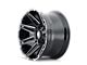 American Truxx Boom Gloss Black Milled 8-Lug Wheel; 20x9; -12mm Offset (03-09 RAM 2500)